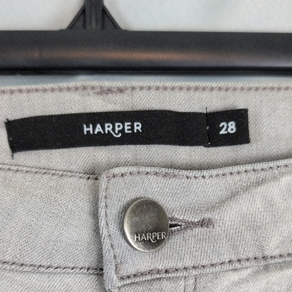 Harper Ulyra Skinny Jeans in‎ Light Gray New 28